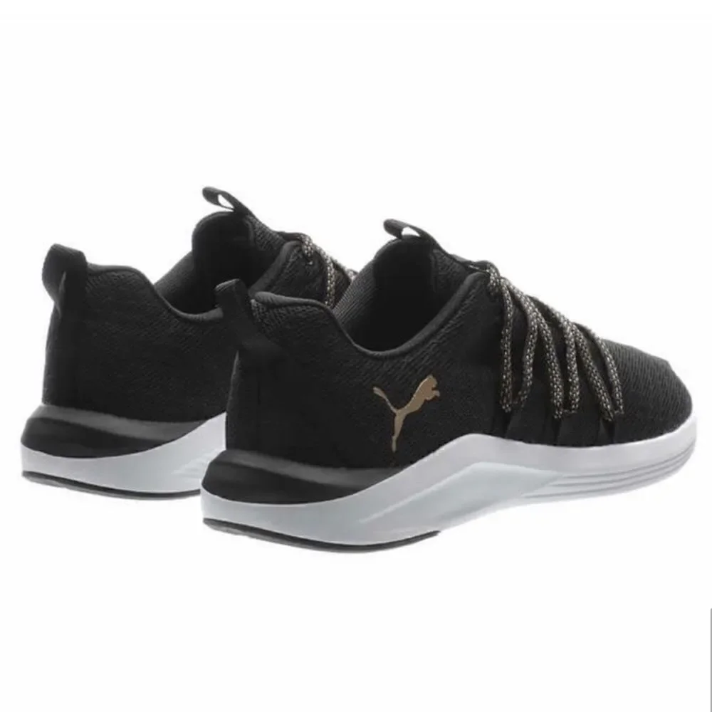 PUMA Ladies' Prowl Knit Sneakers Black 7 - Picture 6 of 10